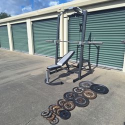 Home Gym Set With Plates