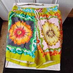 Women's Floral Large Broad Shorts 