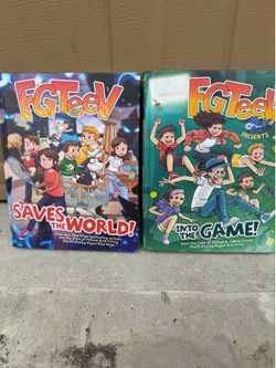 FGTeeV Graphic Novels (2 Books) – “Saves the World” & “Into the Game”