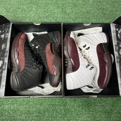 Jordan 12 A Ma Maninére White And Black 