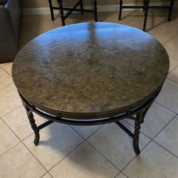 Coffee Table With Two Matching Side Tables 