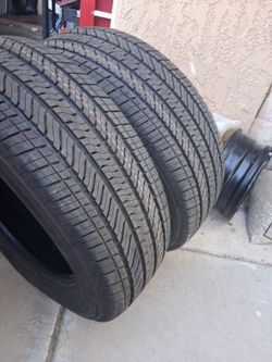 2 newer tires P 275/60/20..Bridgestone Alenza