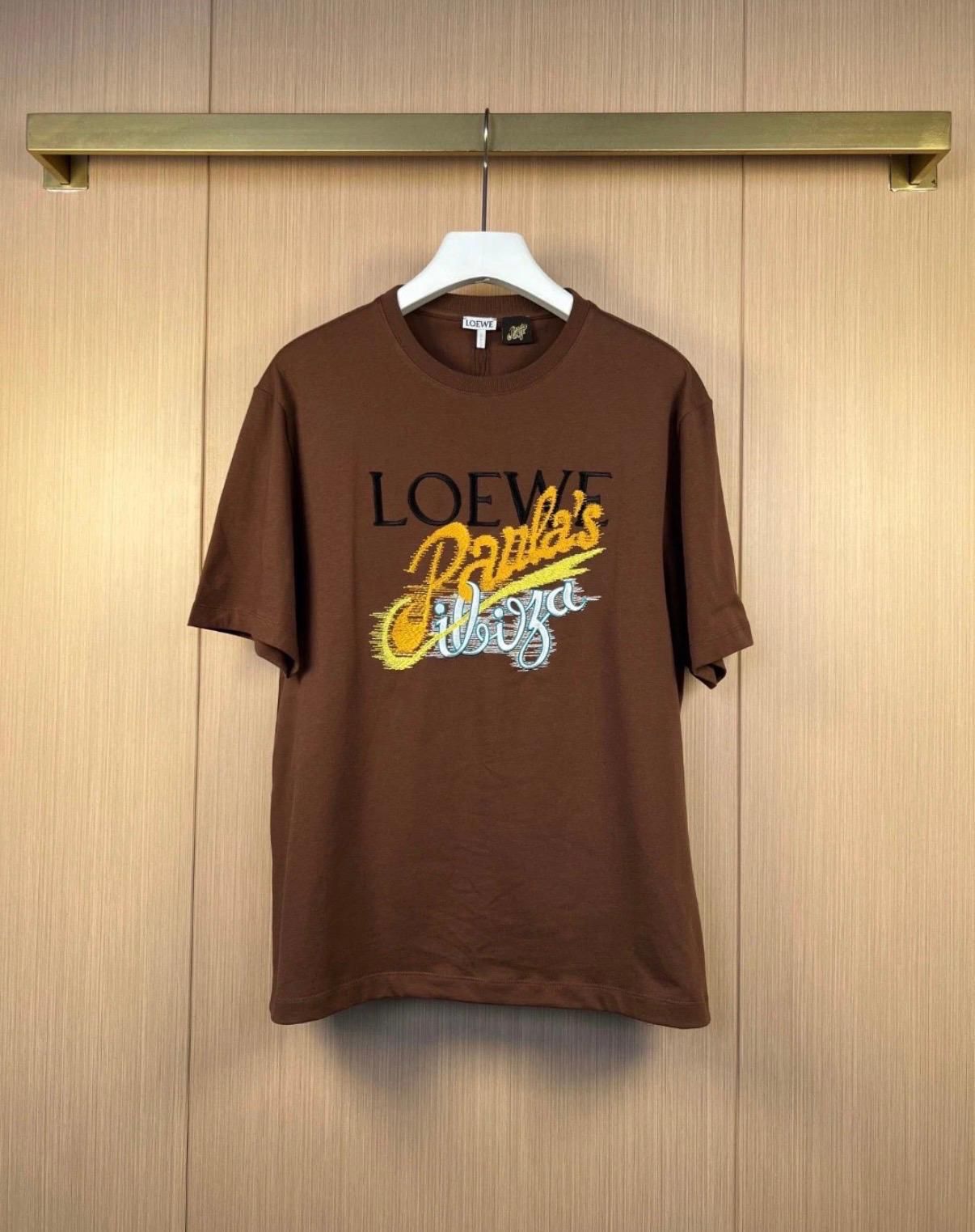 LOEWE X PAULAS IBIZA EMBROIDERED T SHIRT !!!