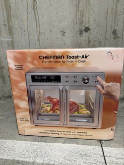 Chefman Toast-Air French Door Air Fryer Oven 26QT — Never Used (Box Opened) — $99
