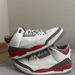 Jordan 3 Retro Fire Red Sz 13