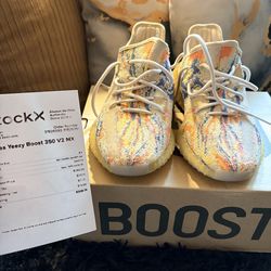 Size 6.5 men or 8.0 women adidas Yeezy Boost 350 V2 Low MX Oat