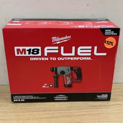 MILWAUKEE 2912-20 1” SDS PLUS ROTARY HAMMER (TOOL ONLY).