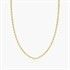 14K Yellow Gold 1.5mm Cable Chain Necklace - 18 inches