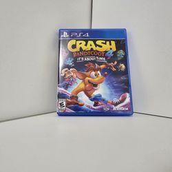 Crash Bandicoot It's About Time 4 For Ps4