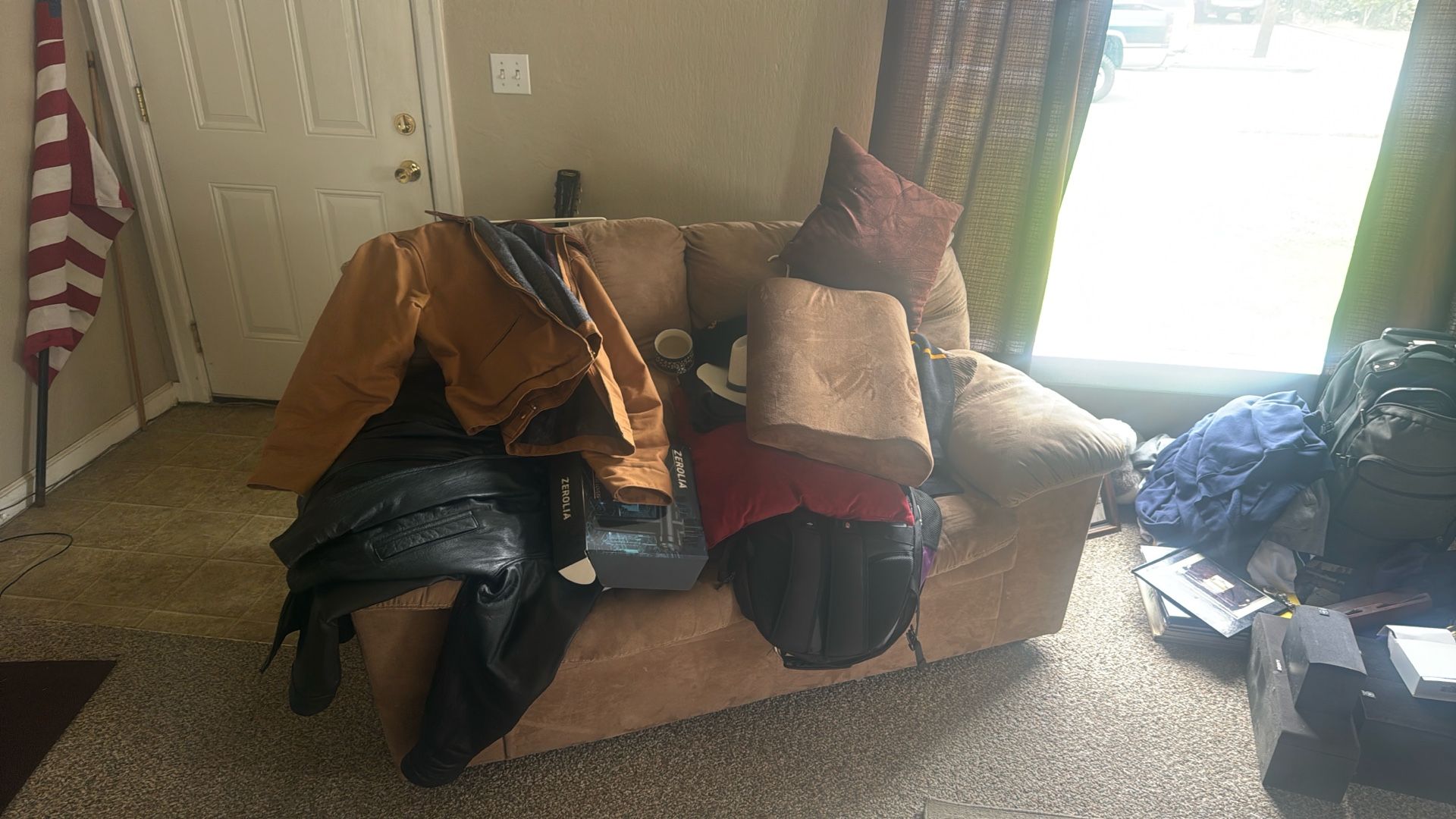 Love Seat Couch Recliner set