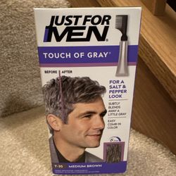Just For Men Touch of Gray, Gray Hair Coloring for Men's with Comb Applicator, new $4