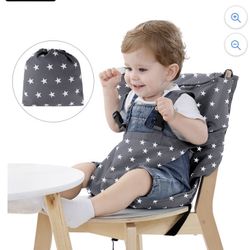 Fabric High Chair - RED
