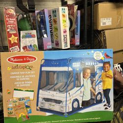 Melissa And Doug Camper Tent Play set New In Box