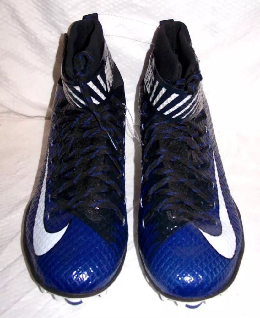 Nike LUNARBEAST Elite TD Football Cleats Mens 847588 014 Blue Size