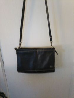 The sak black leather crossbody body bag