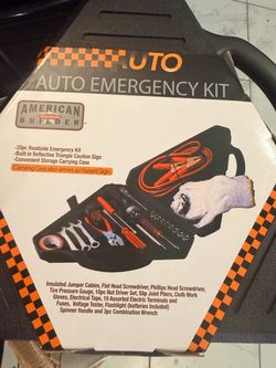 American Builder 33pc Auto Emergency Kit