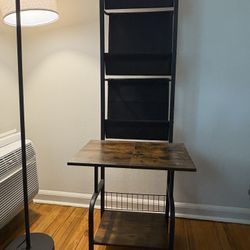 Record Player Stand with Vinyl Storage