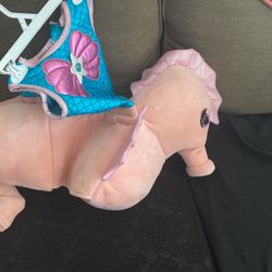 Mermaid On Sea Horse Costume 