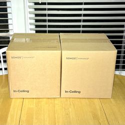 Sonos In-Ceiling Speakers Architecture.  4x Total Speakers, the specific model number for the 6.5" version is:   INCLGWW1.    Brand New Sealed.  Inclu