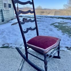 Antique Early 1900S Small Rocking Chair