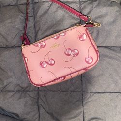 Pink Cherry Coach Purse