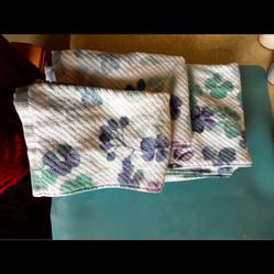 New Floral Towel Set 