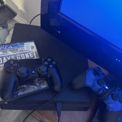 PS4 1Tb Controllers Headset And Days Gone