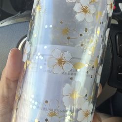 Japan imported Starbucks color Changing tumbler. 
