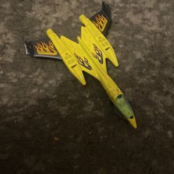 Matchbox yellow super sonic plane old