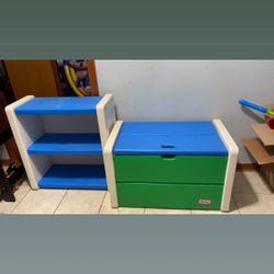 Toy box And Bookshelf 
