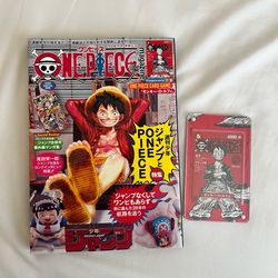 Luffy magazine promo vol 20 card + magazine