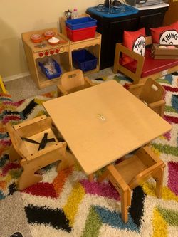 Wooden Chair Set