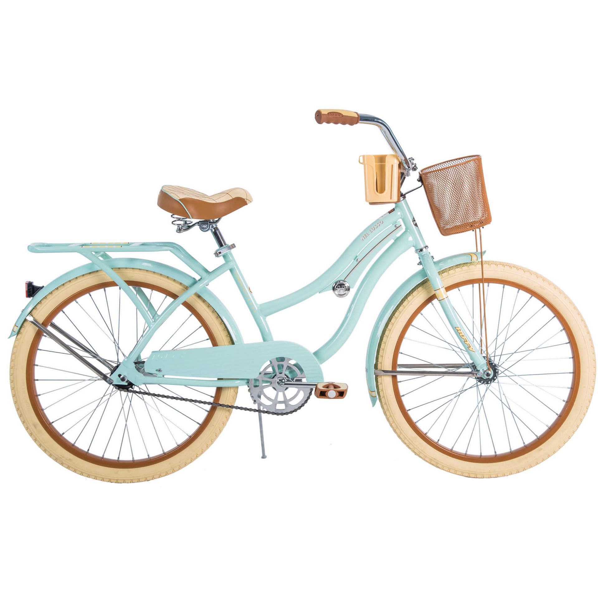 New in Box Huffy 24" Nel Lusso Girls' Cruiser Bike, Mint Green
