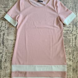 Shein Baby Pink Short Sleeve Sundress, Size M