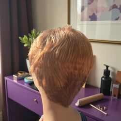 Beautiful Your Life - Golden Blonde Pixie Cut Wig Short High Quality Synthetic Wigs 
