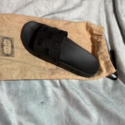 Women’s Rubber GG Slide Sandal: Size 7