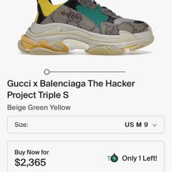 Gucci x Balenciaga The Hacker Project Triple S