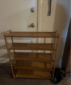 Shoe rack 32x7in