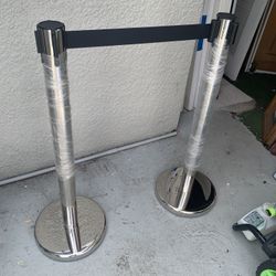 Crowd Control Stanchion Set 