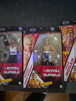 WWE Elite Royal Rumble Action Figures Lot of 3