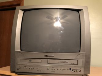 TV with DVD and VCR and gaming with a remote! Pics shows it all works I just tried it out again!