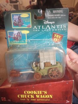 Disney's Atlantis The Lost Empire Cookie's chuck Wagon Toy