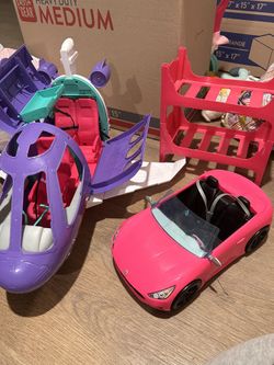 Barbie Airplane Barbie Car And Barbie Furniture