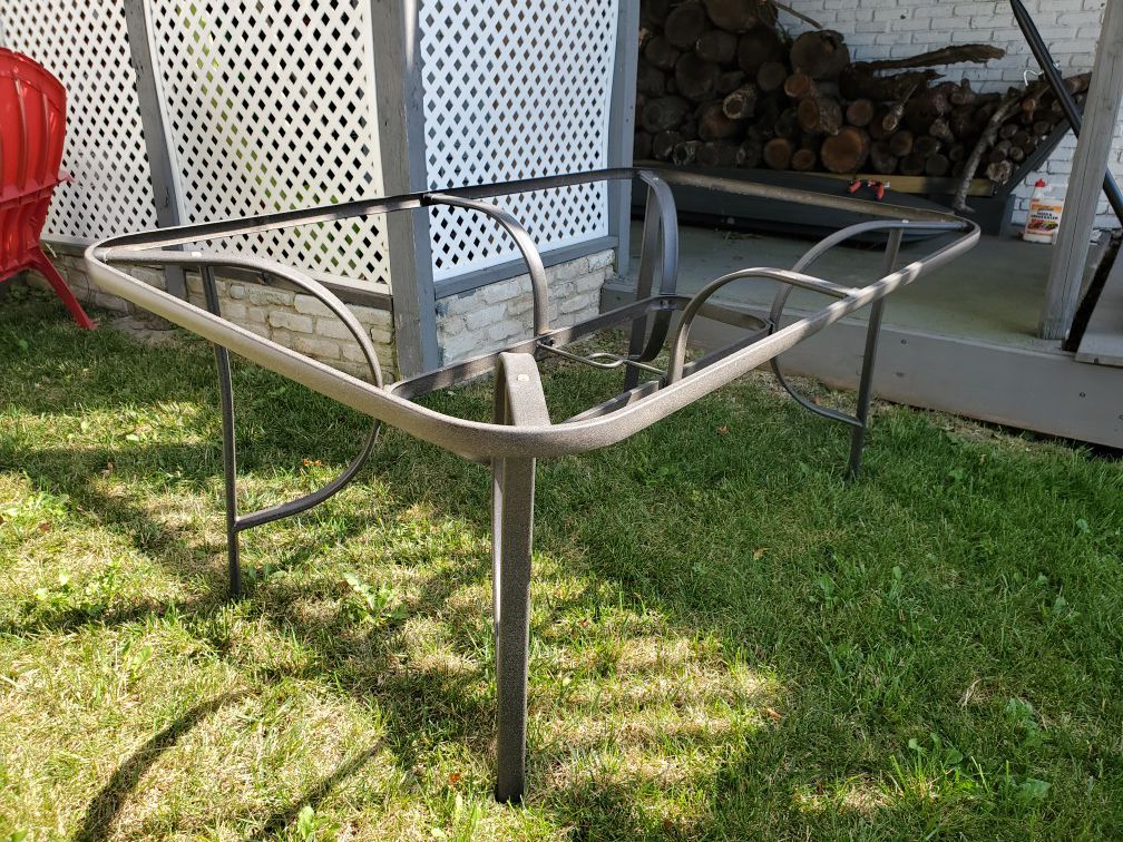 Free patio table frame