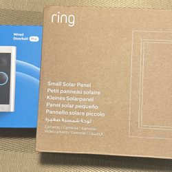 Ring Doorbell Pro 2 with Ring Small solar Panel