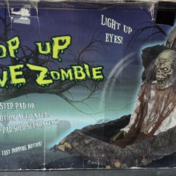 HALLOWEEN POP UP GRAVEYARD ANIMATED ZOMBIE FOR SALE