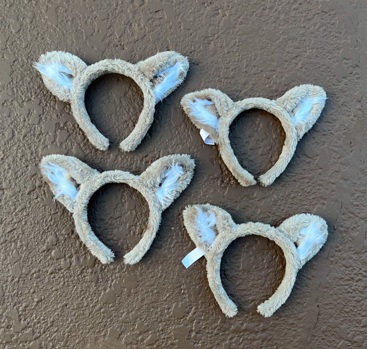4 Brand new Great Wolf Lodge cat/wolf ear headbands, costume accessory