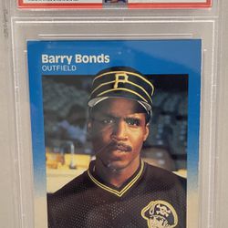 1987 Fleer #604 Barry Bonds PSA -NM 7. $25