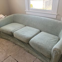 Vintage Green Couch 