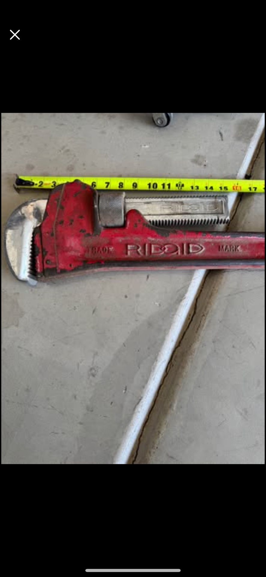 Heavy duty Pipe wrench